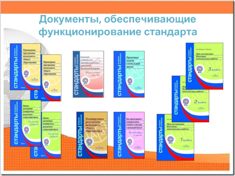 Система документов обеспечивающих функционирование стандарта. 4. Система документов, обеспечивающих функционирование стандарта.