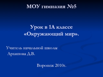 Северный и южный полюса. (Окружающий мир, 1 класс)