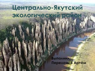 Центрально-Якутский экологический район