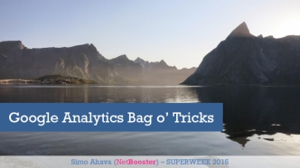 Google Analytics Bag o’ Tricks
