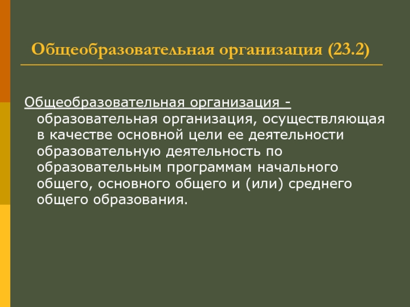 Организация 23. Общеобразовательная организация это. Общеобразовательная орган. Общеобразовательное учреждение это. Общеобразовательная организация пример.