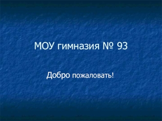 МОУ гимназия № 93