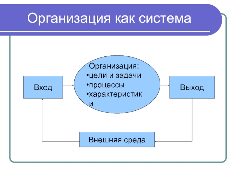 Лекция по теме Организация как система и как объект управления