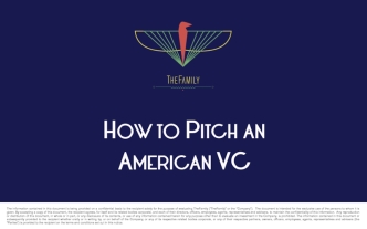 How to Pitch an American VC