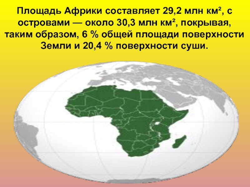 Размер африки и россии. Площадь Африки. Площадь Африки в млн.км2. Территория Африки площадь. Площадь Африки составляет.
