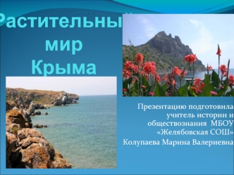 Растительный мир Крыма