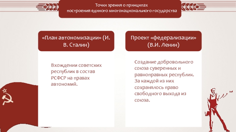 В чем заключалась сущность плана федерализации