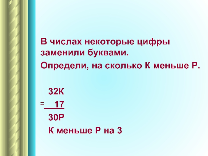 Какой цифрой заменить букву а. Сколько?. 9 Это сколько. На какую цифру можно заменить букву l. Какой цифрой можно заменить букву d.