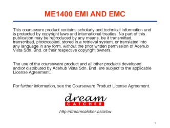 Introduction to EMI/EMC