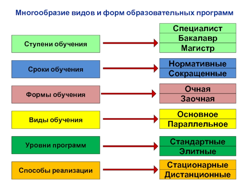 Вид учебного образования. Виды образования бакалавриат. Ступени системы образования. Многообразие типов и видов обучения. Уровни образования магистратура бакалавриат.