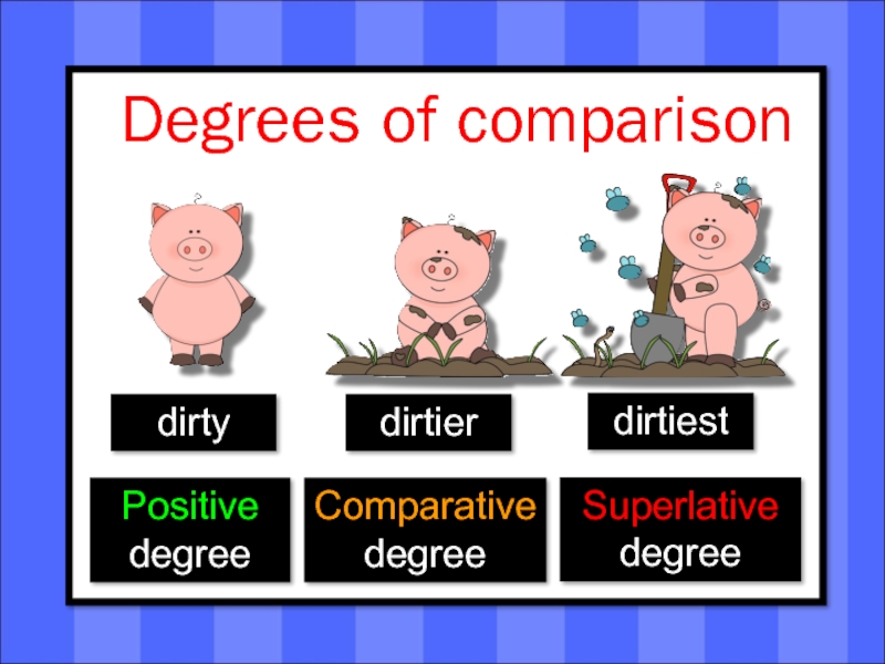Dirty comparative. Degrees of Comparison. Degrees of Comparison of adjectives. Comparative degree. Degrees of Comparison Rules.