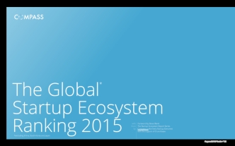 The 2015 Global Startup Ecosystem Report