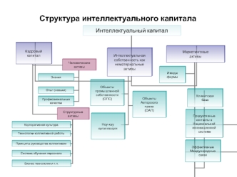 Структура интеллектуального капитала