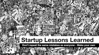Startup Lessons Learned