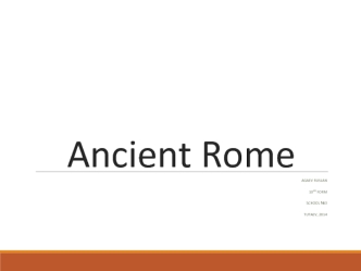 Ancient Rome