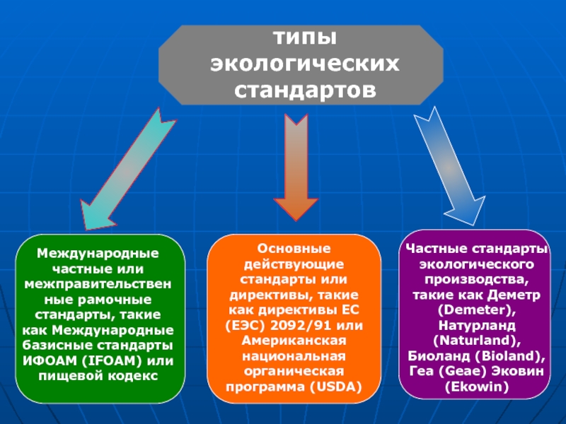 Презентация экологическая стандартизация