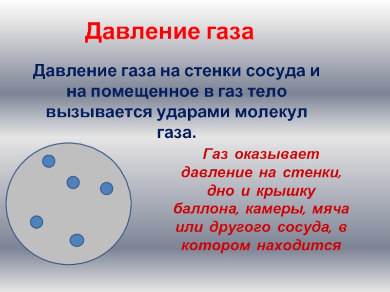 Какое давление на стенки сосуда. Давление газа. Давление газа на стенки сосуда. Давление газа на стенки сосуда вызывается ударами. Давление газа на стенки сосуда вызывается ударами молекул газа.