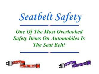 Seatbelts