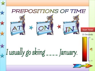 Prepositions of time