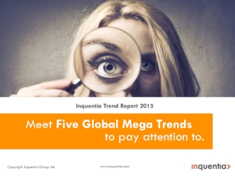 5 Global Mega Trends to Pay Attention To