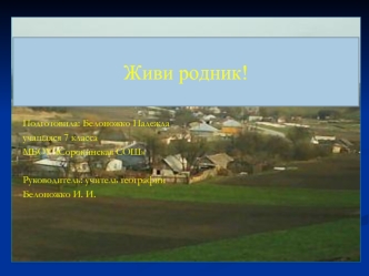 Живи родник!