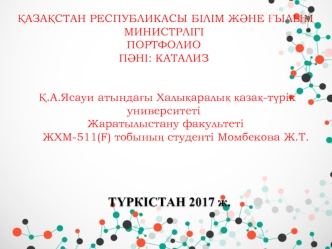 Ірі өнеркәсіптік гетерогенді каталитикалық процесстер