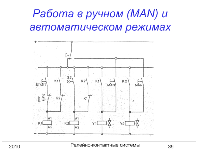 Контактно релейные схемы