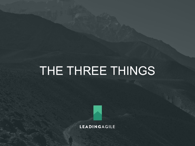 THE THREE THINGS