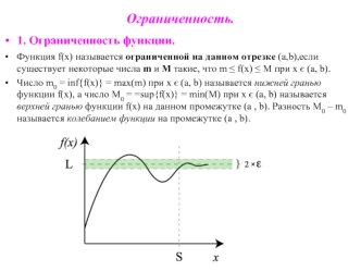 Ограниченность. 