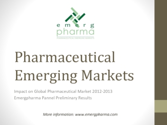 Pharmaceutical Emerging Markets
