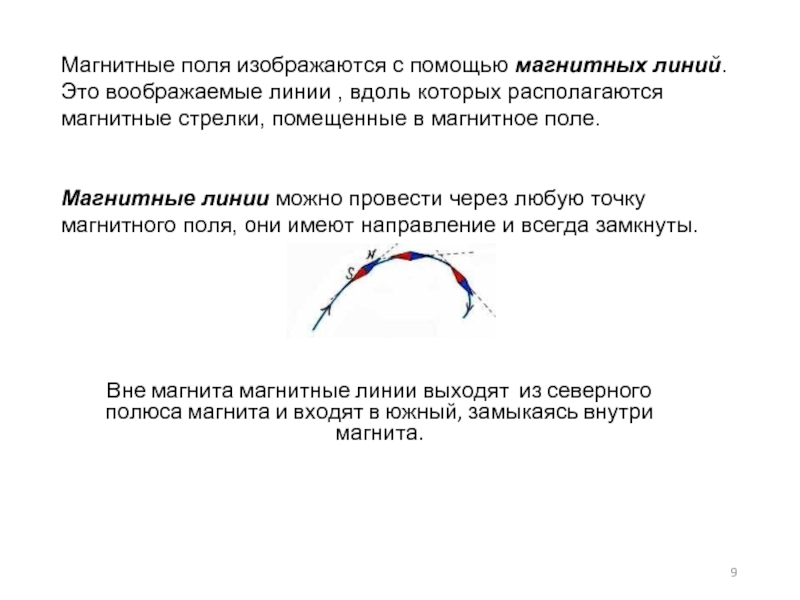 Однородное магнитное поле линии какие