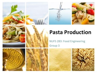 Pasta Production