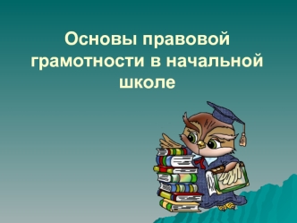 Основы правовой грамотности в начальной школе