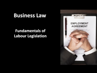 Business Law. Fundamentals of Labour Legislation