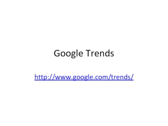 Google Trends