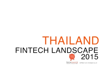 Thailand's FinTech Landscape