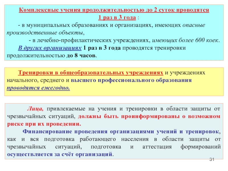 Объектовые тренировки по го и чс в организации образец