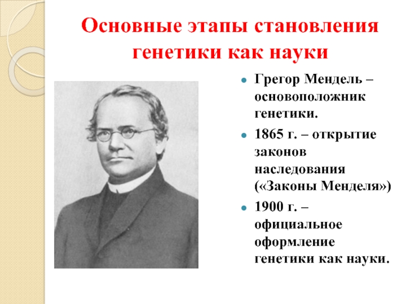 Как назвал г мендель. Г Мендель основоположник генетики. Г. Мендель – основоположник науки генетика. Грегор Иоганн Мендель генетика. 2. Г. Мендель – основоположник генетики;.