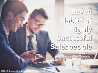 7 Habits of Highly Effective Salespeople