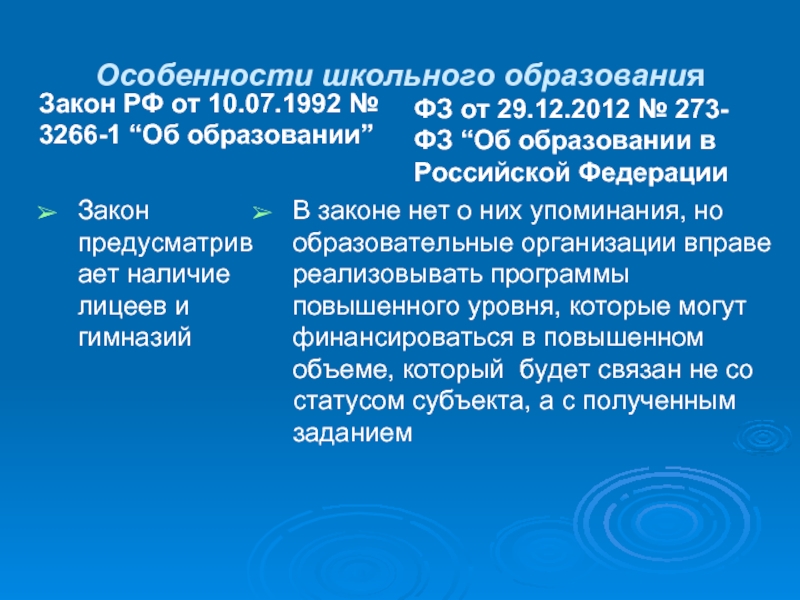 Закон об образовании 108. Особенности закона «об образовании в Краснодарском крае».