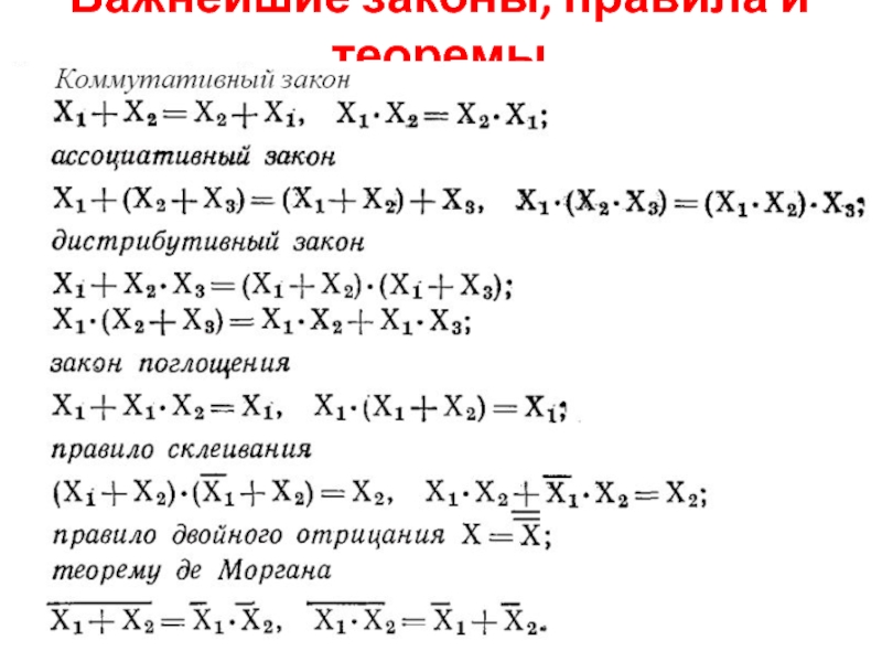 Схема де моргана