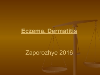 Eczema. Dermatitis