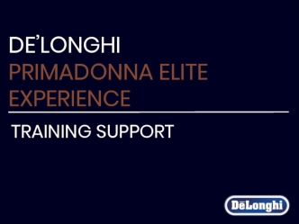 PrimaDonna Elite Exp. Training Support Guide