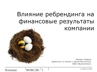 Влияние ребрендинга на финансовые результаты компании