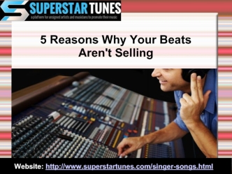 5 Reasons Why Your Beats Aren't Selling
