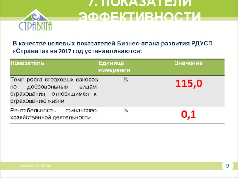 Показатели эффективности бизнес проектов