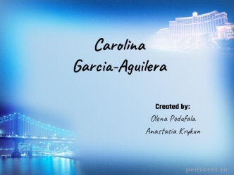 Carolina Garcia-Aguilera