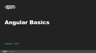 Angular Basics