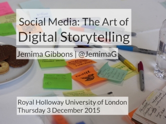 Social Media - The Art of Digital Storytelling