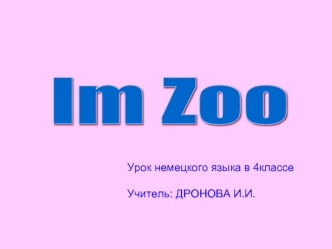 Im Zoo